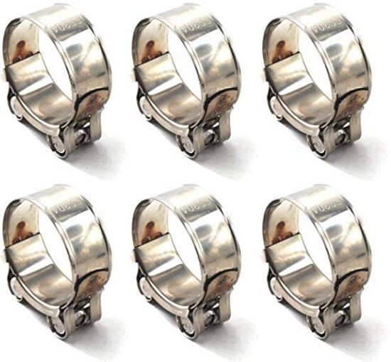 Zware Slangklem 304 RVS Pijpklem 26-28 van Merkloos