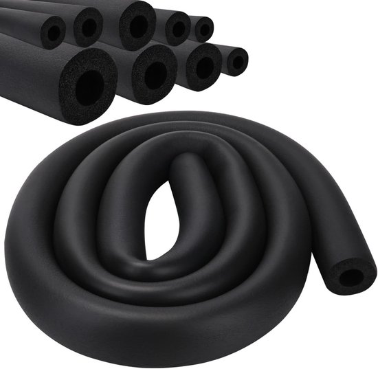 Zwarte Foam Isolatie voor Buizen Ø 16 mm - Isolatie voor Verwarming, Sanitair en Koperbuizen