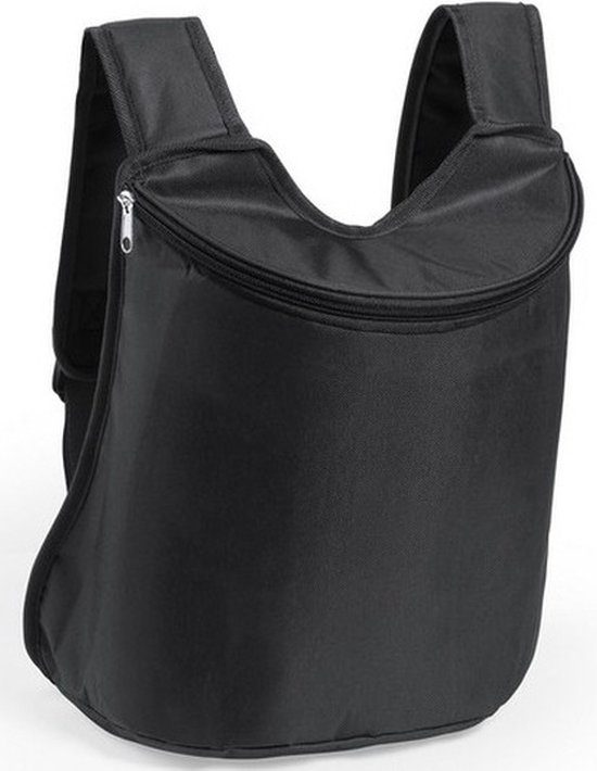 Zwarte koeltas rugzak 40 cm - Koelboxen/koeltassen van Merkloos