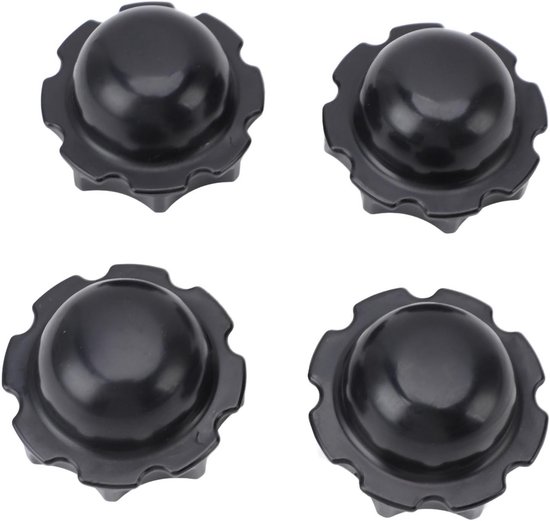 Zwarte Rubberen Gatpluggen voor Opblaasbare Hottub - Lekdichte Reserve Set van Merkloos