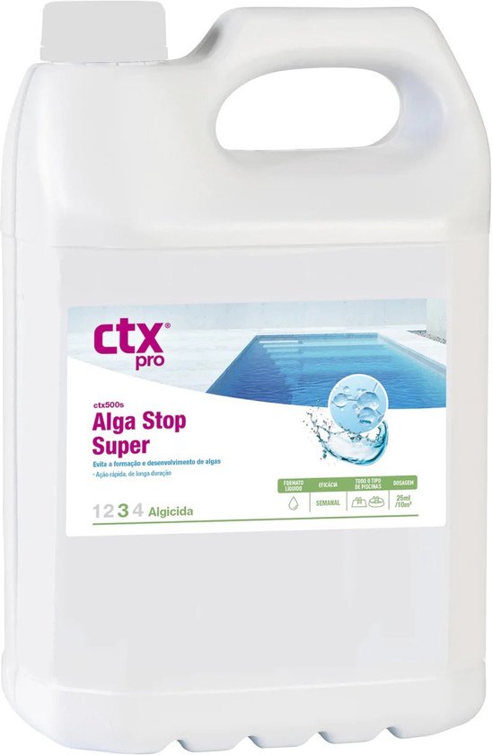 Zwembad Anti-Algen - Anti alg Clarificateur - 5 liter - Professioneel merk - CTX van CTX