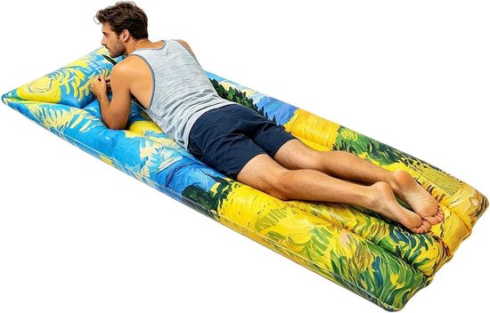Zwembad Drijfmat - Hangmat Matje - Ontspannen op Water - Verstevigd PVC Materiaal - 170x60 cm - Landschap
