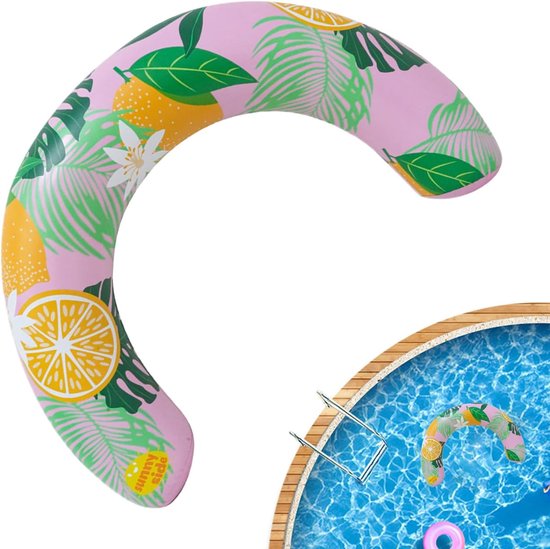 Zwembad Drijvers - Opblaasbaar Vlot - Water Ontspanning - Ergonomisch Ontwerp - 75x50cm - Roze