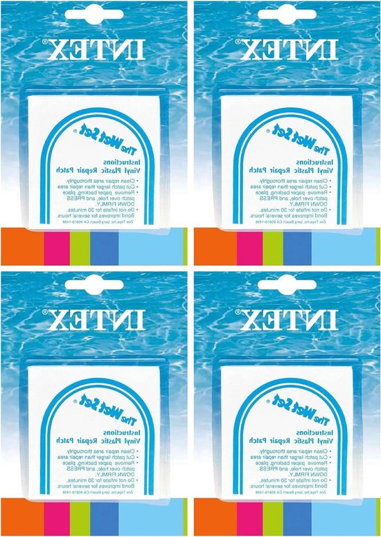 Zwembad Reparatie Patches - Vinyl Plakkers Kit - Waterschade Herstellen - Zelfklevend Waterdicht - 24 Stuks - Transparant