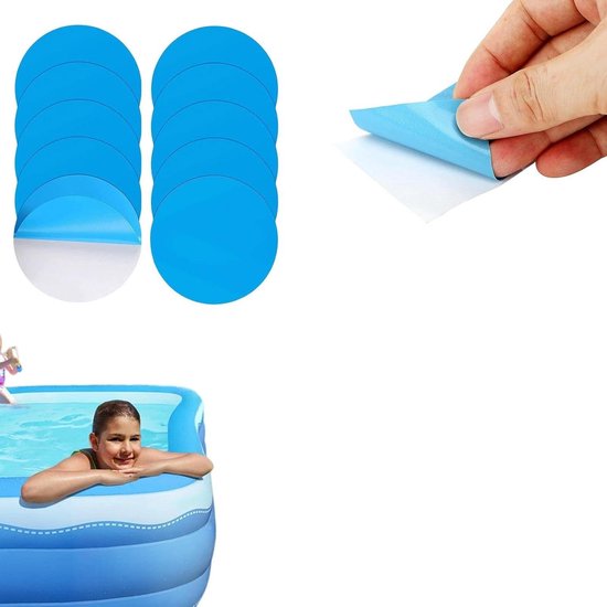 Zwembad Reparatie Pleisters - Onderwater Plakset - Zwembad Herstellen - Zelfklevend PVC - 20 stuks - Multicolor