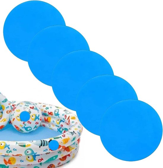 Zwembad Reparatie Stickers - Liner Patch Set - Lekkages Dichten - Eenvoudig Plakken - 1 Stuk - Transparant
