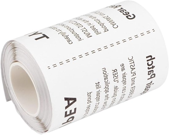 Zwembad reparatiekit - Waterdichte tape - Lekkages dichten - Zelfklevend TPU - 7.5 x 375 cm - Transparant