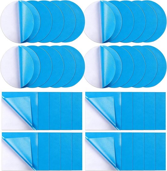Zwembad reparatieset - Lichtgewicht pleisters - Snelle reparaties - Zelfklevend waterdicht - 40 stuks - Blauw