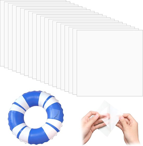 Zwembad Reparatieset - Transparante Afdichtband - Waterdicht - Flexibel en Aanpasbaar - Voor Luchtbedden en Rubberboten