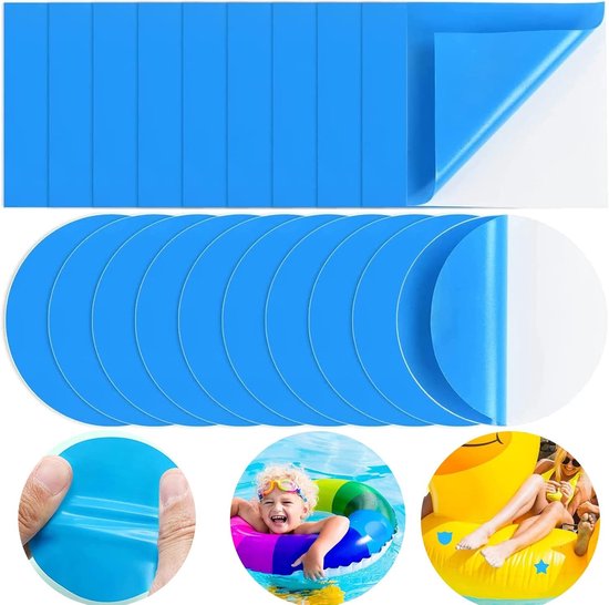 Zwembadreparatieset - PVC - Zelfklevend - Onderwater - Voor Opblaasbare Producten