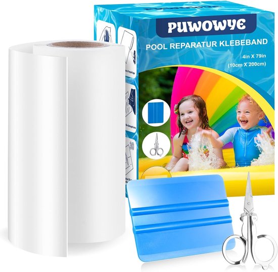 Zwembadreparatieset - TPU - Zelfklevend Onderwaterplakband - Scheurvast en Waterdicht - Voor Zwembaden en Opblaasbare Producten