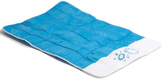 Zwemmatras - Drijvend bed - Ontspanning op water - Niet opblaasbaar - L formaat - Blauw