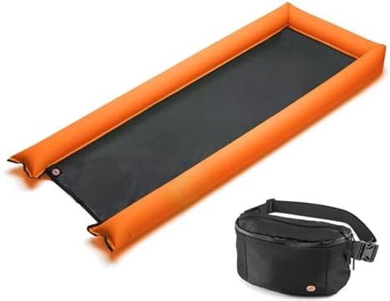 Zwemmatras Floaty, premium waterhangmat, transport buiktas, opblaasbare zwembadluchtmatras met lignet van Intex