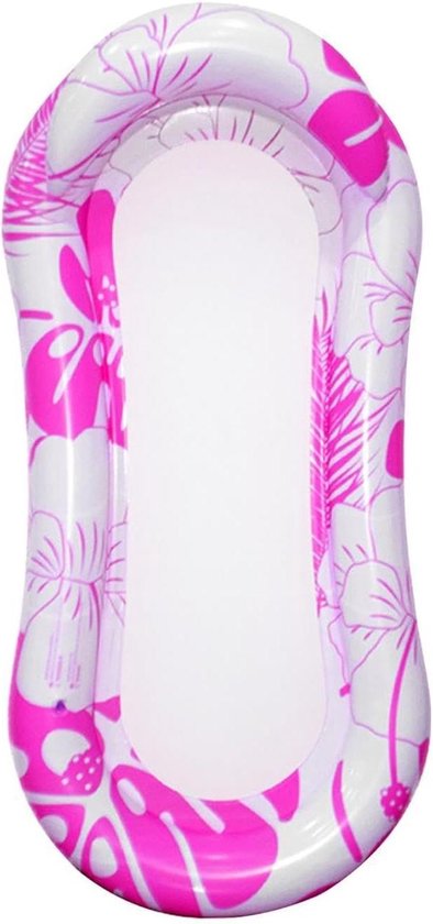 Zwemvlot - Luchtbed Zwembad - Ontspannen op water - Ademend gaas - 150 x 78 cm - Roze