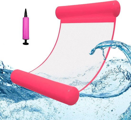 Zwevende Hangmat, Opblaasbare Matras voor Zwembad, 4-in-1 Lounge en Relaxstoel voor Waterplezier
