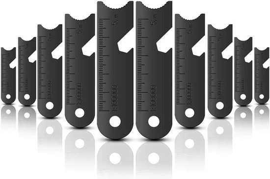Zyrex® Brandblusset - Firesteel - Vuurmaker - Zwart - 9cm x 7cm x 1cm