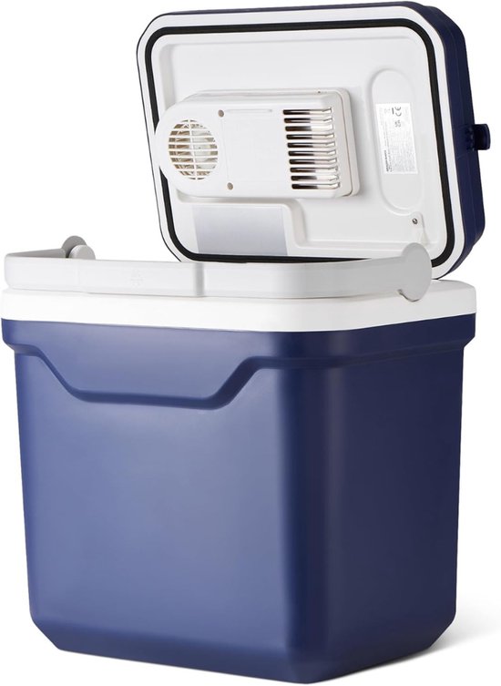 Zyrex® Elektrische koelbox 12 en 230 volt - Elektrische koelbox - Koelbox - Blauw - 30cm x 40cm x 44cm van Merkloos
